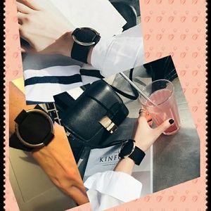 🍯🍑New!!Metal Punk Black Accessory Bracelet